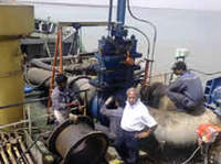 angle type valves